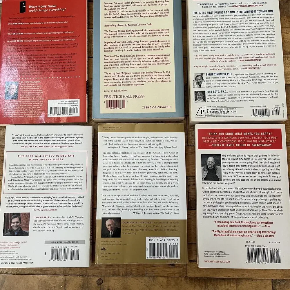 Self-help Personal Growth Christian Life 9 Book Lot Different Authors